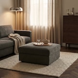thumbnail of Pouf poggiapiedi divano modulare tessuto idrorepellente 80x80 Cortina - Grigio Scuro-5POUFCOR1005