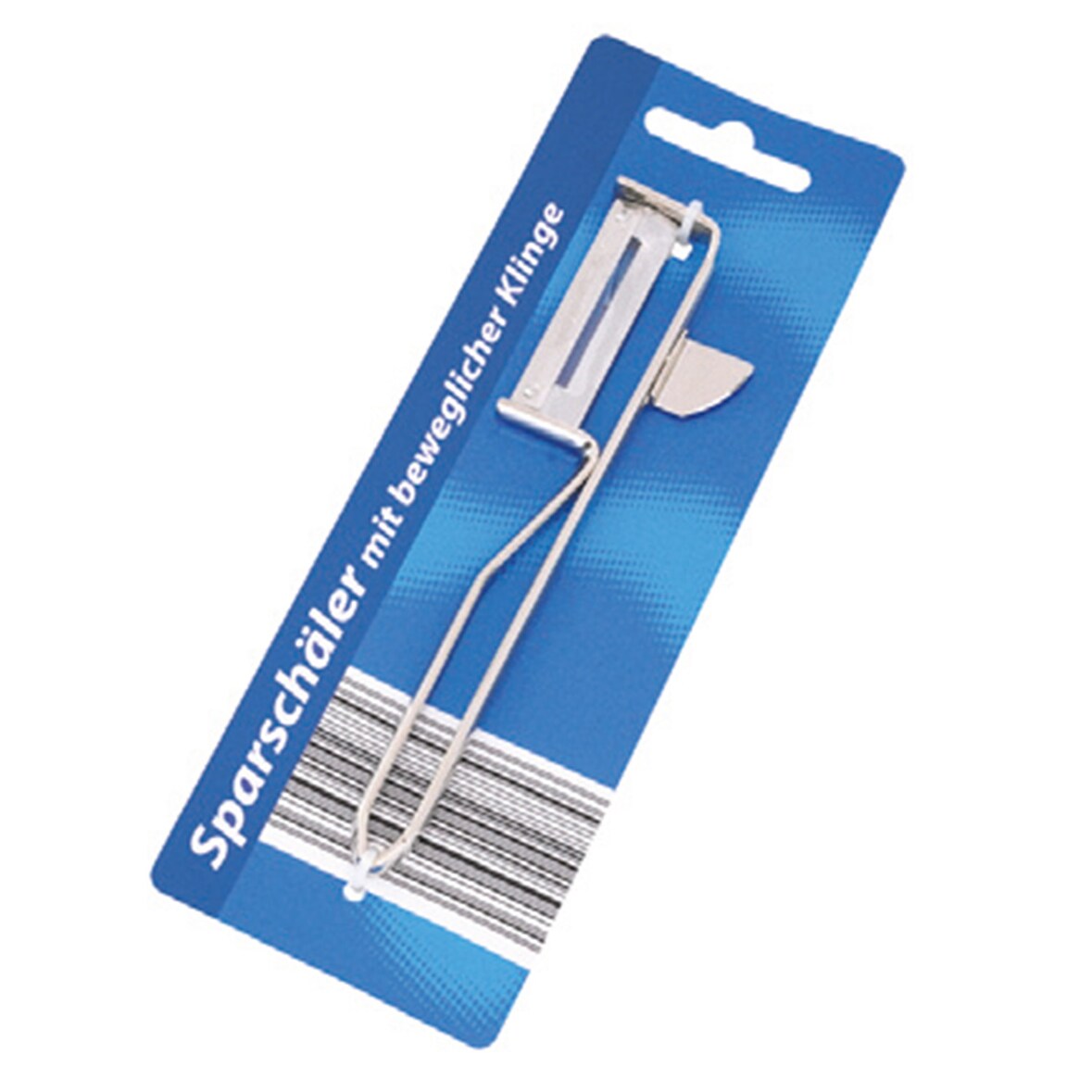 Metall Sparschäler - Ergonomischer Gemüseschäler für Obst & Gemüse Silber 1 Stück