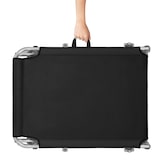 thumbnail of tectake Conjunto de 2 tumbonas Chloé con 4 posiciones y almohada para la cabeza - Negro