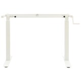 thumbnail of vidaXL Schreibtisch-Gestell Manuell Höhenverstellbar Handkurbel Weiß