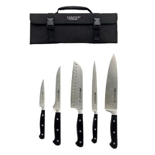 Sabatier Professionnel Couteau du Chef dans trousse nylon x 5 Lion