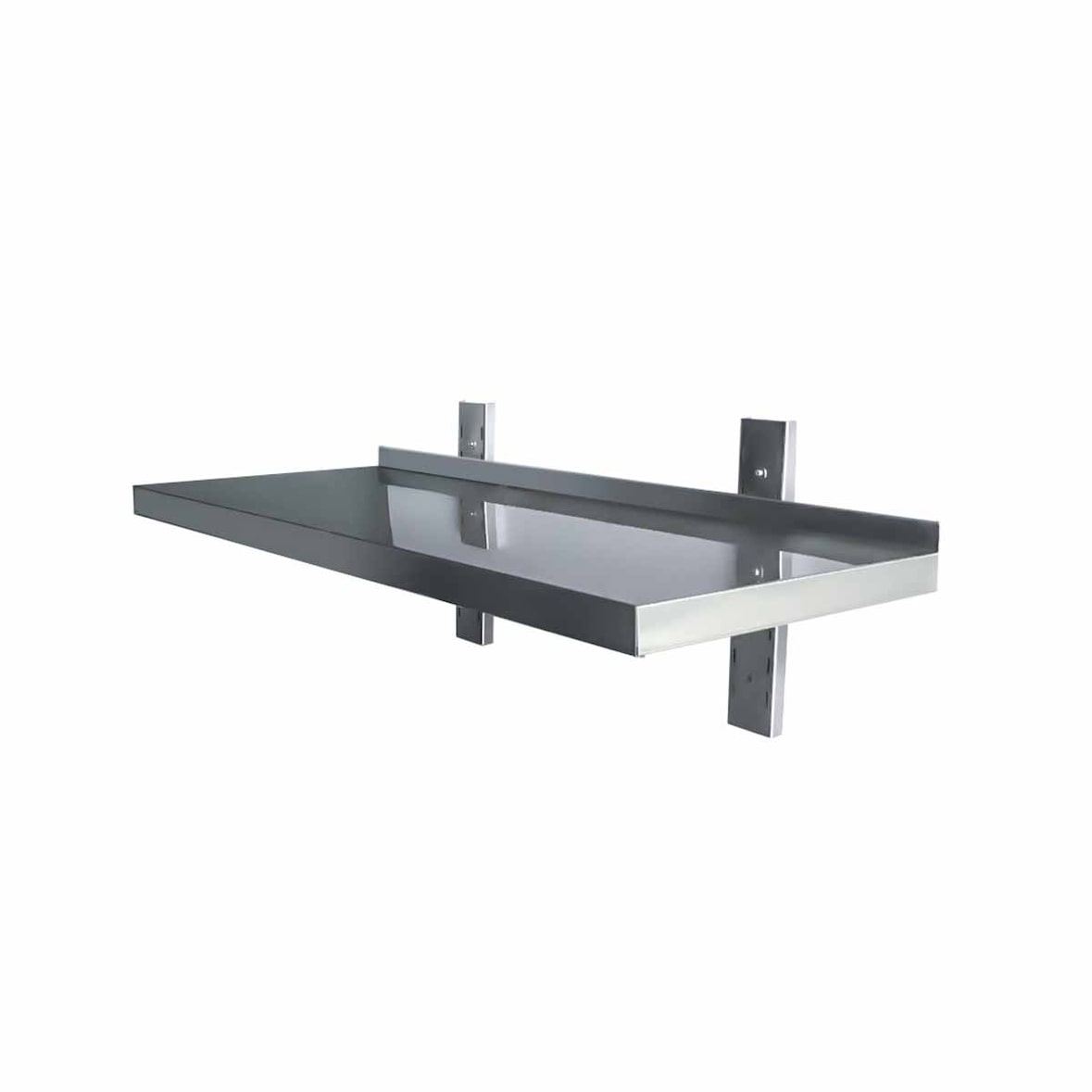 scaffale a parete, 1 ripiano, supporto, WD 1400 x 400 x 35 mm