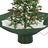 thumbnail of vidaXL Schneiender Weihnachtsbaum mit Schirmfuß Grün 75 cm