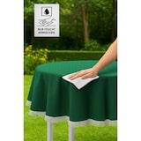 thumbnail of Gartentischdecke mit Fransen Tischdecke rund oval eckig Classic 130x180 cm eckig blau