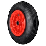 thumbnail of WAGNER Schubkarrenrad LUFTBEREIFT - Ø Rad 400 x 100 mm, Achsloch 20 mm, Kunststofffelge, Tragkraft 150 kg - 04940201