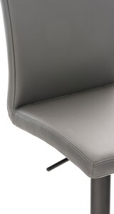 thumbnail of CHEFGASTRO 2er Set Barhocker CANNES Kunstleder Schwarz HxBxT 93x40x49cm Kunstleder Grau Barstuhl