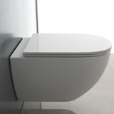 thumbnail of Alpenberger Toilette Spülrandlos Hänge-WC | Keramik Wand-WC mit Nanobeschichtung | Soft-Close WC Sitz | Rimless Tiefspül Klo Bad Gäste-WC Made In EU