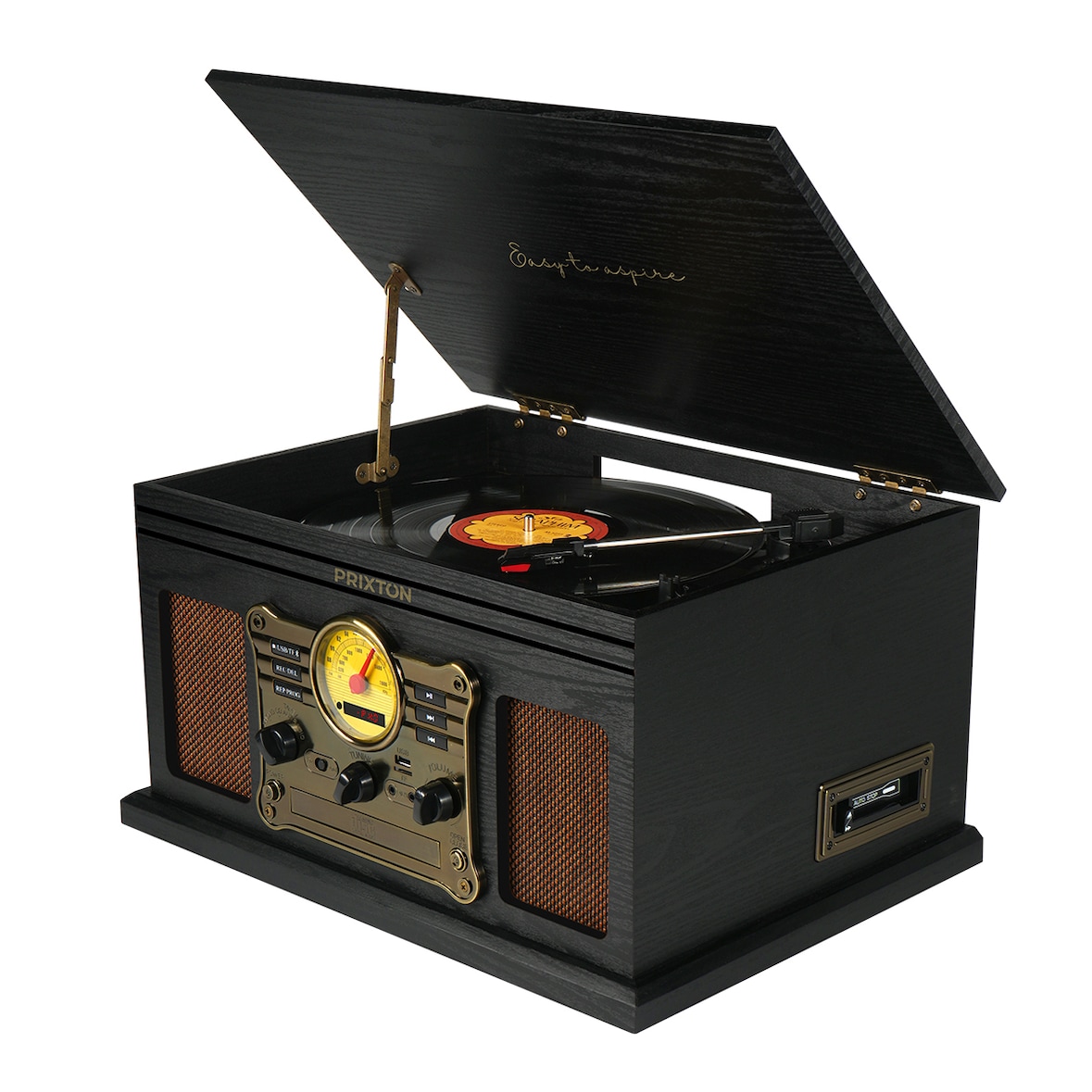 Tocadiscos Century PRIXTON con bluetooth y estilo vintage