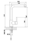 thumbnail of Naber Arco 1, Einhebelmischer, graphit, Niederdruck 5011260