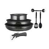 thumbnail of Batterie De Cuisine - Tous Feux Dont Induction - Arthur Martin - Am9582 - Aluminium - Anti-adhésif - 6 Pieces - Poignée Amovib