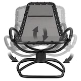 thumbnail of tectake Tumbona de jardín TOULON ergonómica con función oscilante  Gris