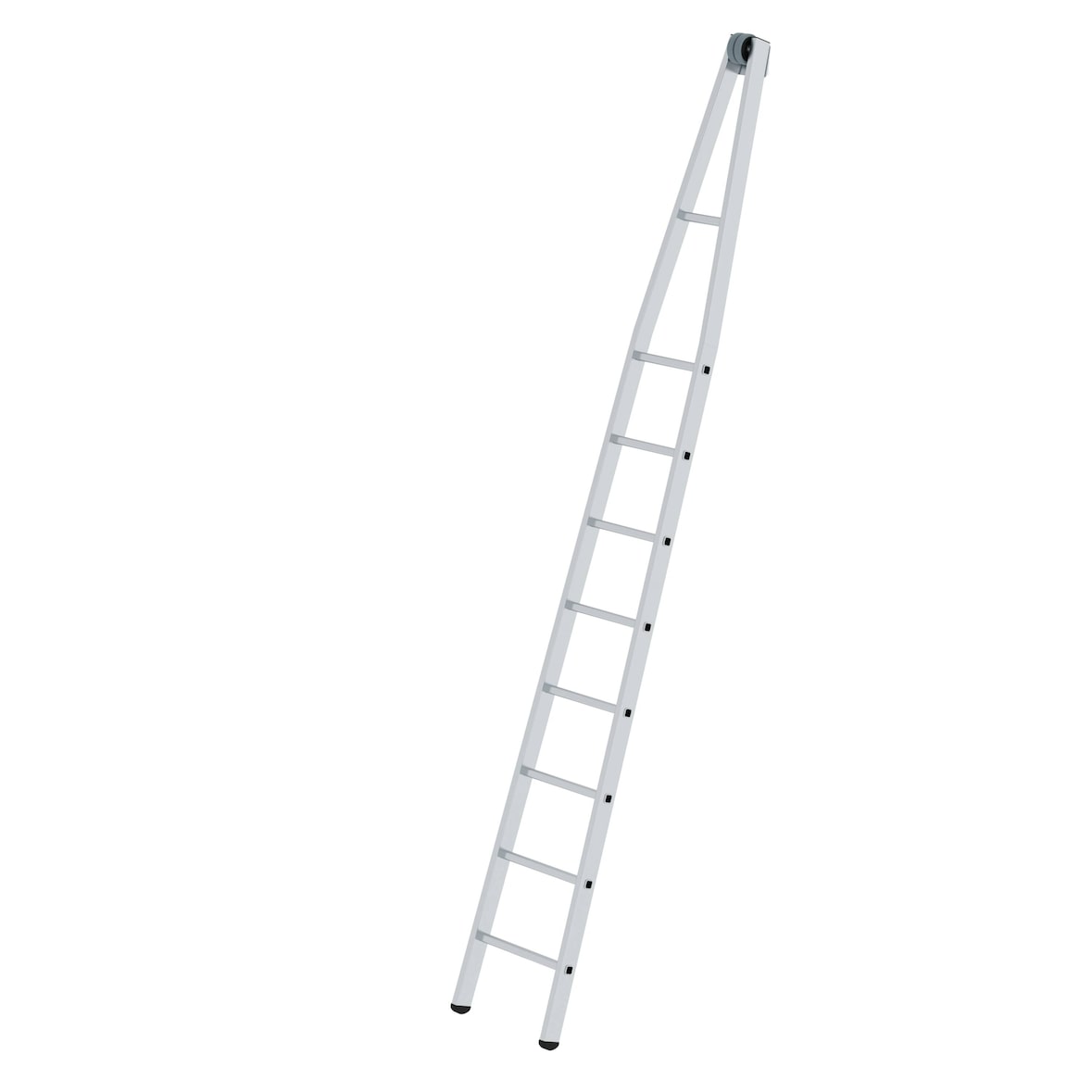PROREGAL Sprossen-Glasreinigerleiter Oberteil 8 Sprossen