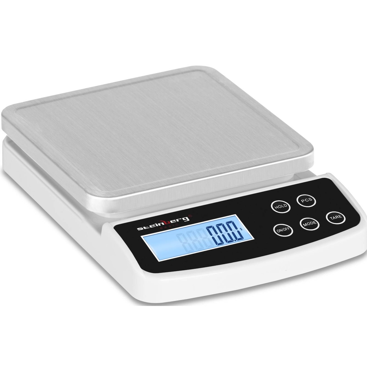 Steinberg Basic - Steinberg Pèse-lettre Balance Poste Digitale Professionnelle SBS-LW-5000/100 (pèse jusqu'à 5 kg à 0,1 g près, plate-forme de pesée