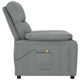 thumbnail of vidaXL Massagesessel Dunkelgrau Stoff
