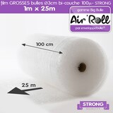 thumbnail of Lot de 20 rouleaux de film GROSSES BULLES d'air largeur 1m x longueur 25m - gamme Air'Roll  STRONG