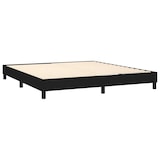 thumbnail of vidaXL Boxspringbett mit Matratze & LED Schwarz 180x200 cm Stoff