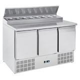 thumbnail of Mueble preparacion bocadillos 3 puertas con 8 cubetas 1/6-150 - 1365x700x880 mm - 230 W 230/1V - 7CA395RC Eurast