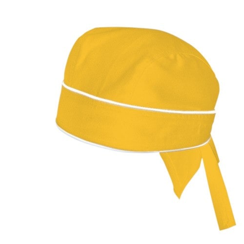 109 - Bandana : gelb 65% Polyester 35%Baumwolle 220 g/m²