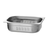thumbnail of Perforierter Gastronormbehälter aus Edelstahl GN1/2 P100mm - 6,2 Liter - Equipementpro