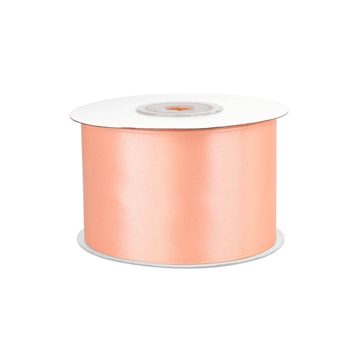 50mm Satinband 25m Schleifenband Geschenkband Dekoband Breites Stoffband Apricot