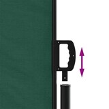 thumbnail of Toldo lateral retráctil verde oscuro 220x500 cm