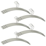 thumbnail of Kleiderbügel Edelstahl VE=15 Stück SZAGATO Edelstahl Kleiderbügel modern Hosenbügel Design Kleiderbügel Metall Hänger Garderobenbügel hochwertig