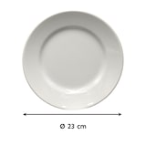 thumbnail of 12 x Tivoli Uni Teller flach 23,5cm * - weiß -