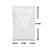 thumbnail of 2000x Druckverschlussbeutel 150x220 mm 50 my LDPE ZIP Beutel Schnellverschlussbeutel