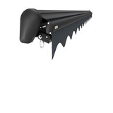 thumbnail of Spettmann SUN LED Halbkassettenmarkise mit Funkmotor rechts und LED-Beleuchtung 300x200cm Gestellfarbe anthrazit Dessin uni granite