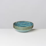 thumbnail of Gipfelstück Teller tief 22 cm 4er Set BLAU/GRÜN, postsicher, Serie TIEFER SEE