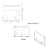 thumbnail of TabLines TWP010S iPad Wandhalterung für Apple Air 1 9.7, silber