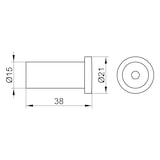 thumbnail of Keuco Handtuchhaken Plan Länge 38mm verchromt