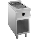 thumbnail of KBS elektrische dampgrill 4,8 kW waterbak en aftapkraan open onderkant