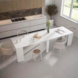 thumbnail of Consolle allungabile, Tavolo consolle allungabile, 300, Per 14 persone, Tavolo da pranzo, Stile moderno, Bianco _ EX300BL2018S