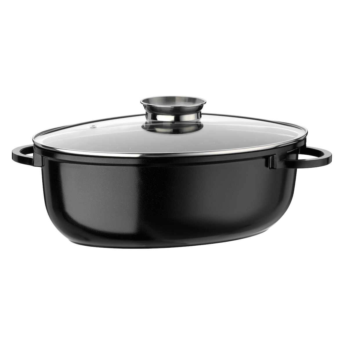 GSW Ovaler Bräter XL 38 x 25 cm Gourmet Ceramica Induktion, ca. 8,5 L, backofengeeignet bis 240°C