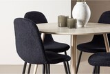 thumbnail of Plaza Essgruppe Tisch Ø100cm und 4 Teddy Stühle whitewash.