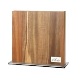 thumbnail of Oleio breiter magnetischer Messerblock I Akazienholz mit Edelstahlsockel