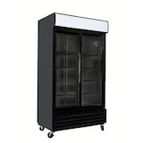 thumbnail of Vitrine à Boissons 2 Portes coulissantes 708L full black