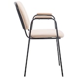 thumbnail of CLP Lot de 4 Chaises Empilables Ken Pro en Tissu Tissu HBT: 79x53x55 cm Crème