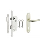 thumbnail of Garniture serrure axe 40 pdt ½ tour vbz/br 2 clés + ensemble leto