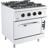thumbnail of Basis 700 gaskookplaat 4-pits met gasoven