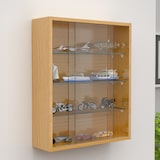 thumbnail of VCM Wandvitrine Drivalo Honig-Eiche H. 60 x B. 50 x T. 15 cm