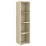 thumbnail of Helloshop26 - Multimedia-TV-Möbel TV-Regal TV-Sideboard Wandmontage Sonoma-Eiche 37 x 37 x 142,5 cm braunes Holzwerkstoff 02_0028150