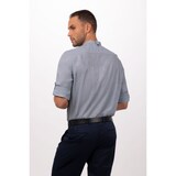 thumbnail of Chef Works® VERISMO Herren Stehkragenshirt der Contemporary Collection Artikel SFB02 Blau Größe S