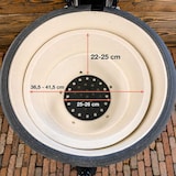 thumbnail of Patton RVS Houtskoolmand voor 20" en 21" large kamado - 35,5 x 34,5 x 21 cm
