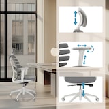 thumbnail of Bürostuhl / Drehstuhl ERGO LINE W Stoff smokey elegance hjh OFFICE