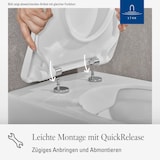 thumbnail of Villeroy & Boch O.novo WC-Sitz, 438 x 368 x 49 mm, SoftClosing / QuickRelease, Weiß Alpin