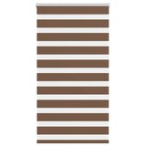 thumbnail of vidaXL Doppelrollo Braun 70x150 cm Stoffbreite 65,9 cm Polyester