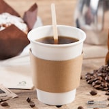 thumbnail of BIOZOYG 1000 Stück Hitzeschutzmanschetten für 300-500ml Bechergröße umweltfreundlich, Griffhüllen, Hitzeschutzmanschetten, Pappmanschetten aus Pappe