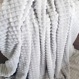 thumbnail of Kuscheldecke Jacquard Flanell - 130x170 cm - Hellgrau